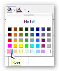 Fill Color Fill Color